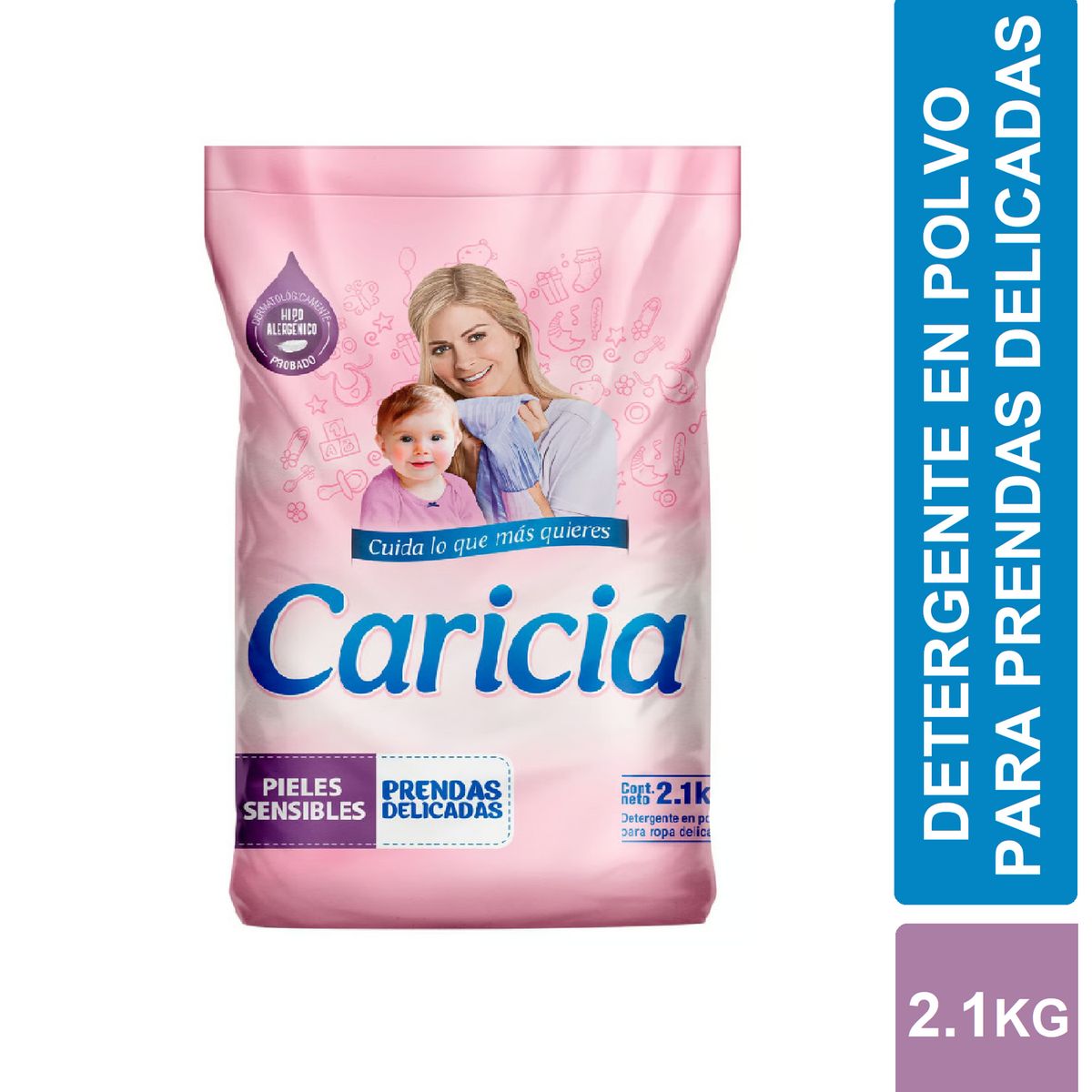 CARICIA - Detergente En Polvo Caricia 2.1 Kg.