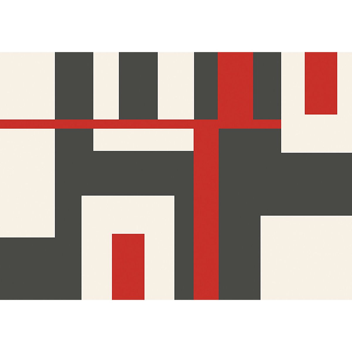 JUST HOME COLLECTION - Alfombra Rectangular Shuffle 80x150cm Rojo