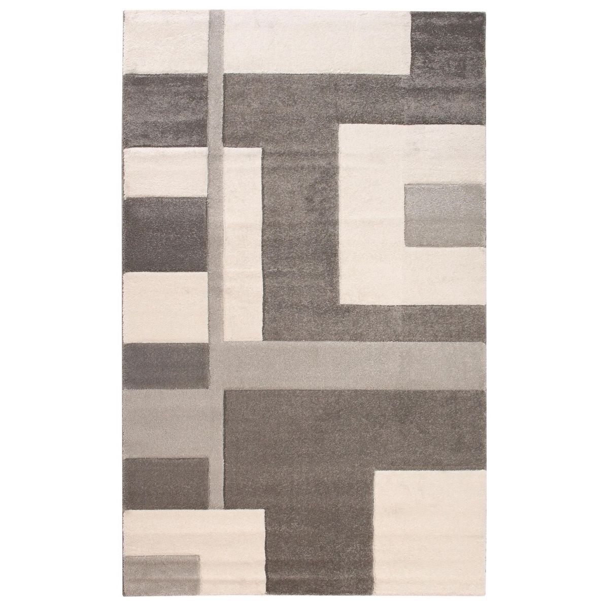 JUST HOME COLLECTION - Alfombra Rectangular Gris Shuffle