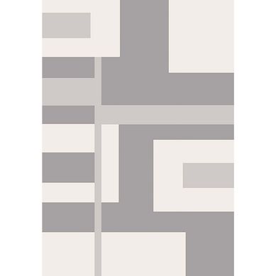 Alfombra Rectangular Shuffle 160x230cm Gris