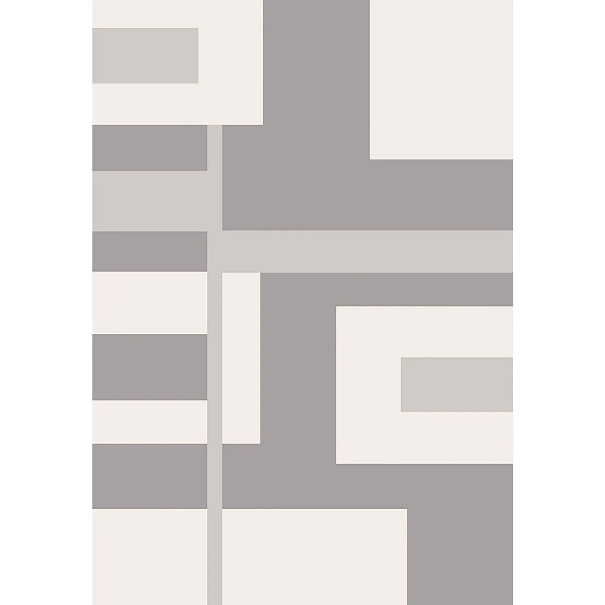 JUST HOME COLLECTION - Alfombra Rectangular Gris Shuffle