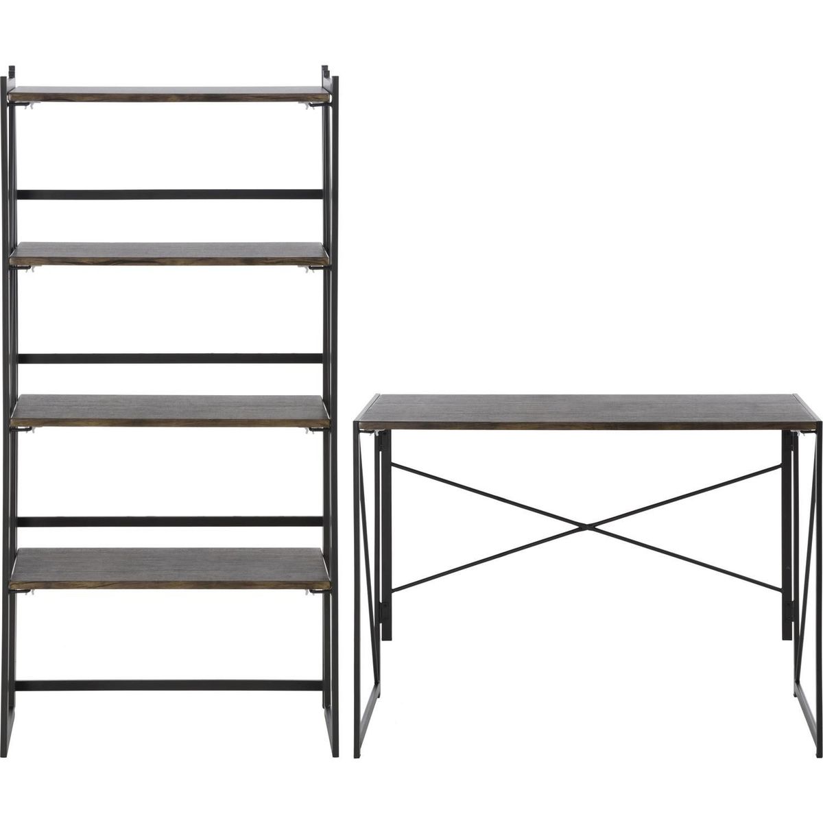 JUST HOME COLLECTION - Escritorio con Estante Metal