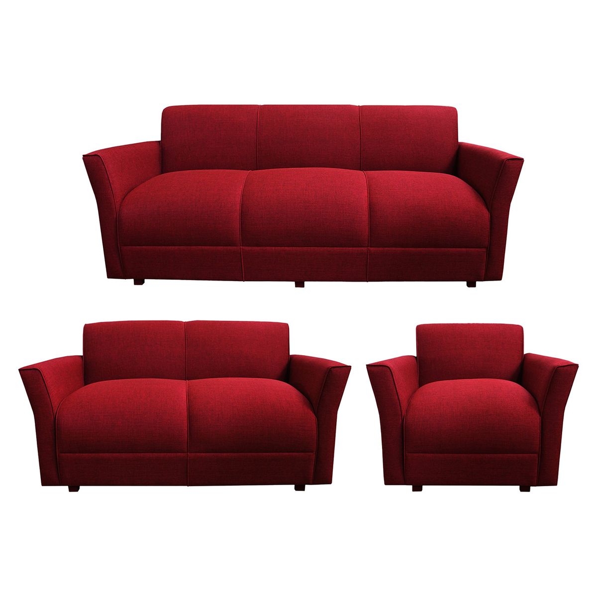 CASA BELLA - Juego de Sala 3-2-1 Cuerpos Turin