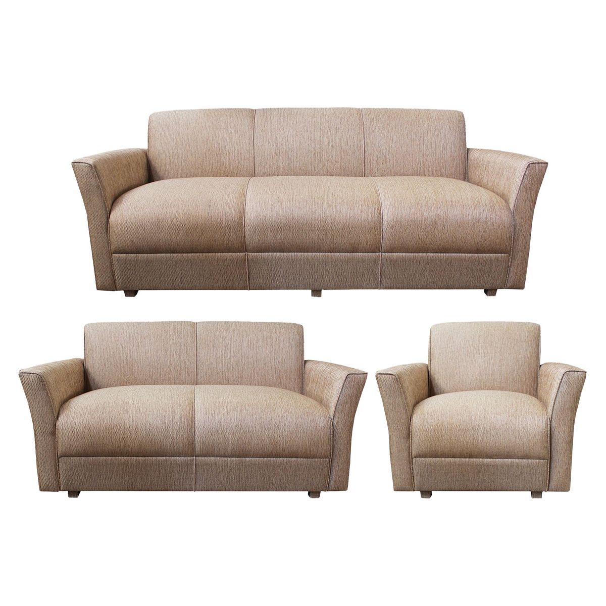 CASA BELLA - Juego de Sala 3-2-1 Cuerpos Turin