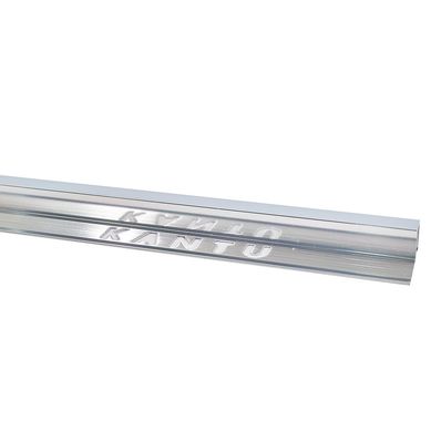 Perfil Cuadrado de Aluminio Mate 12.5mm