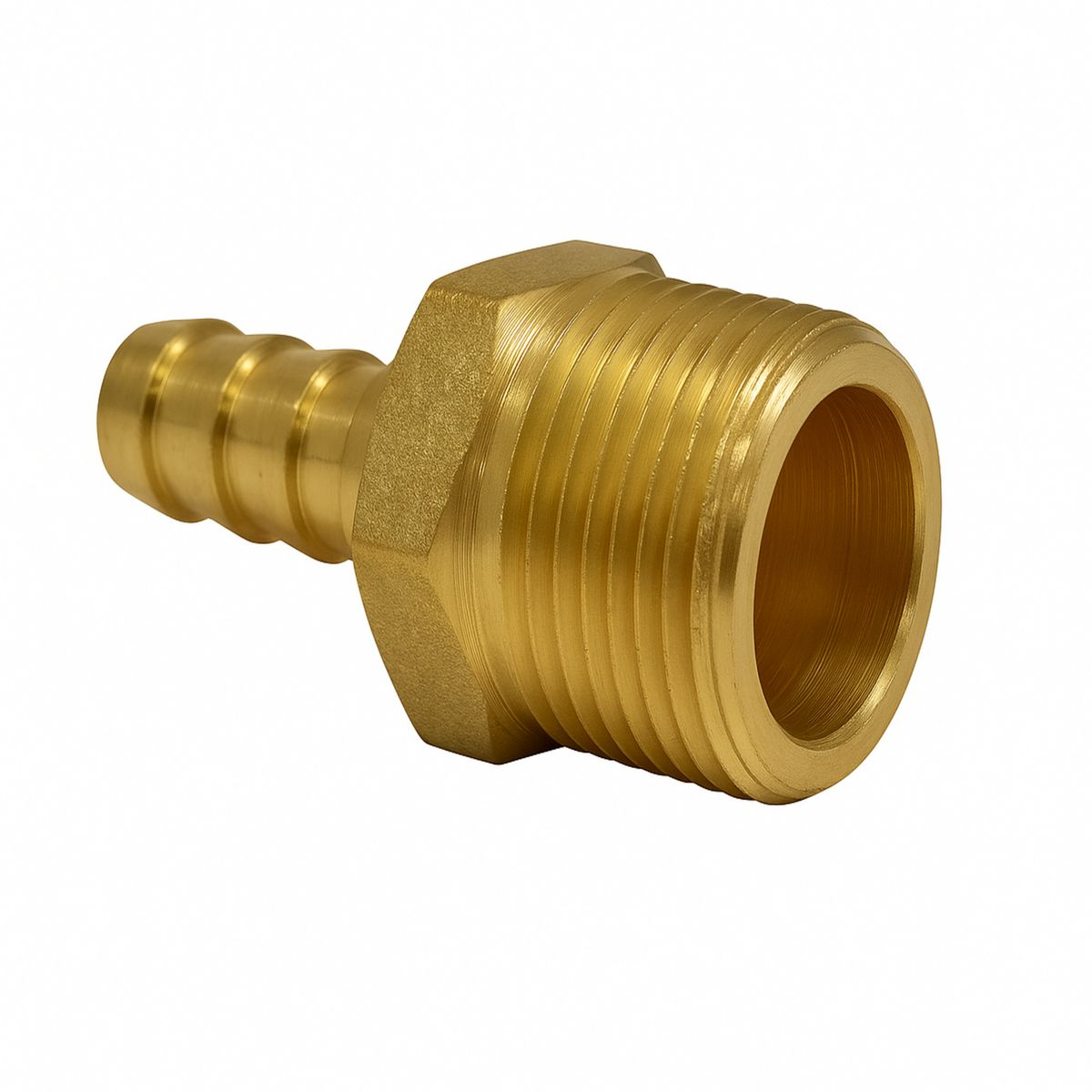 BRONZOTEK - Punta Manguera de 1/2" x 3/8"