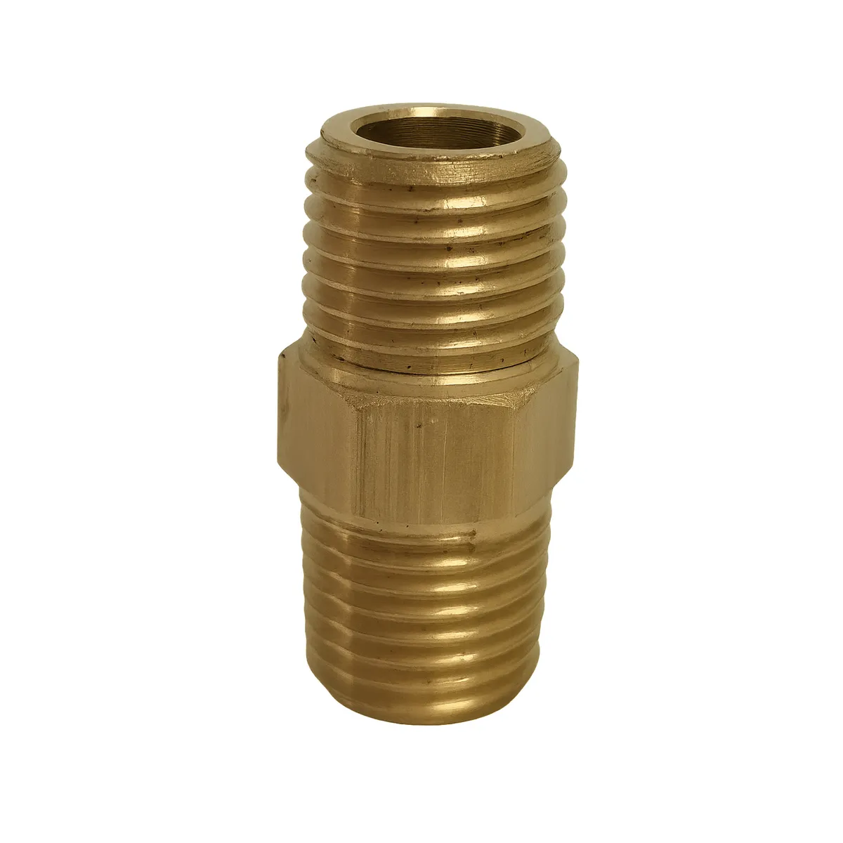 BRONZOTEK - Unión Macho de Bronce de 1/4" NPT