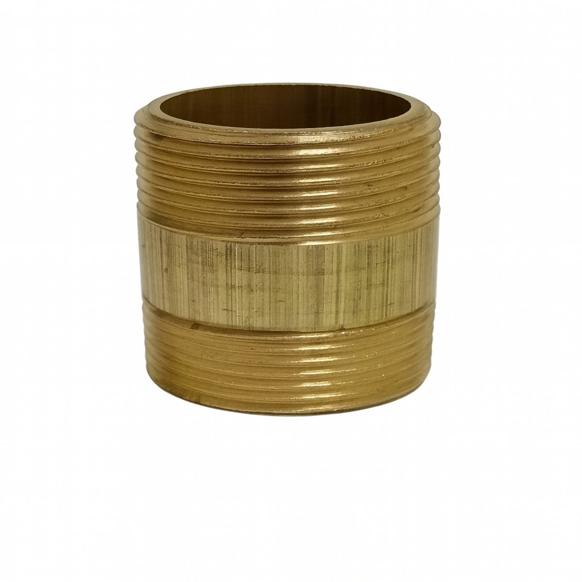 BRONZOTEK - Niple de Bronce de 1" x 1 1/2"