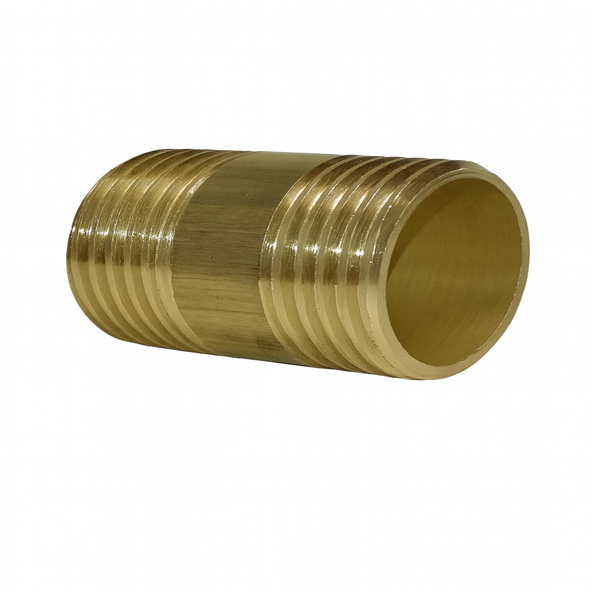 BRONZOTEK - Niple de Bronce de 1" x 1 1/2"