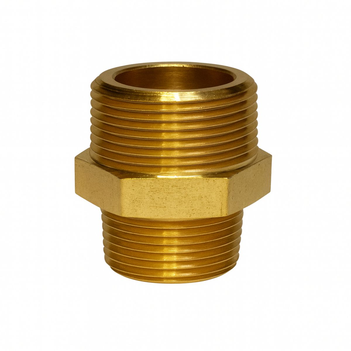BRONZOTEK - Unión Macho de Bronce de 3/8" x 1/4" NPT
