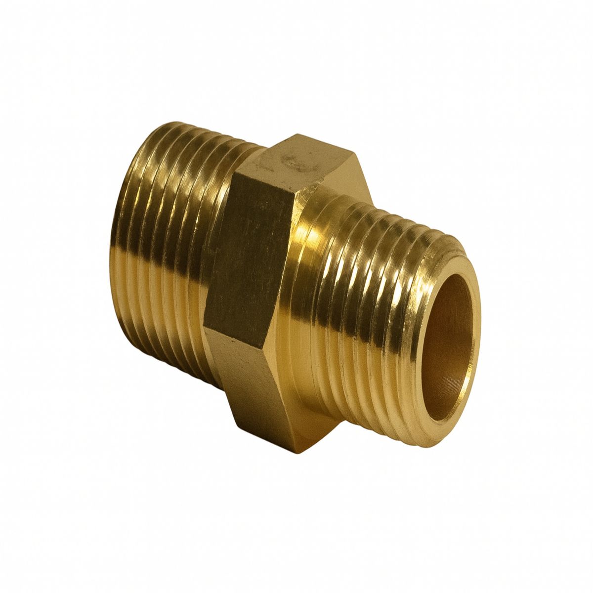 BRONZOTEK - Unión Macho de Bronce de 3/8" x 1/4" NPT
