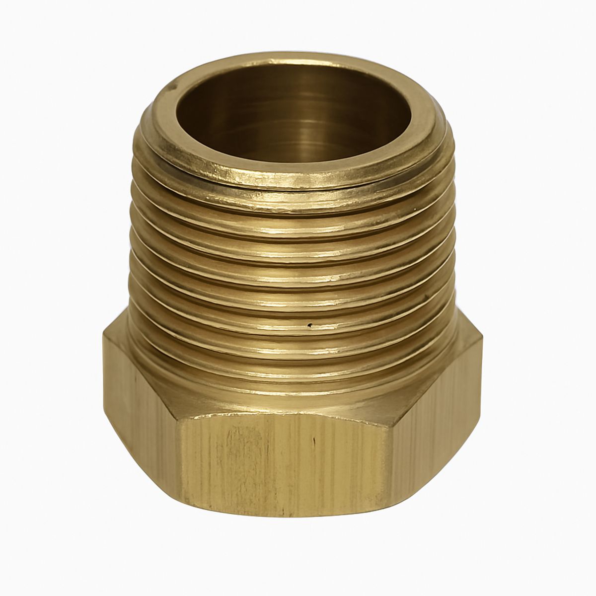 BRONZOTEK - Bushing de bronce 3/8" NPT Macho x 1/4" NPT Hembra
