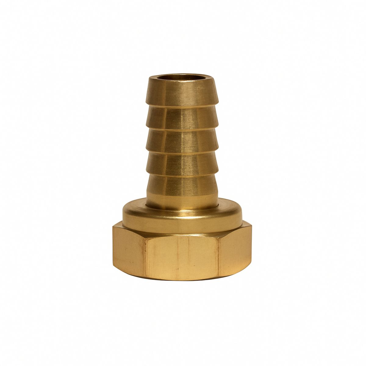 BRONZOTEK - Tuerca Espigada de Bronce de 1/4 NPS X 3/8 HEM