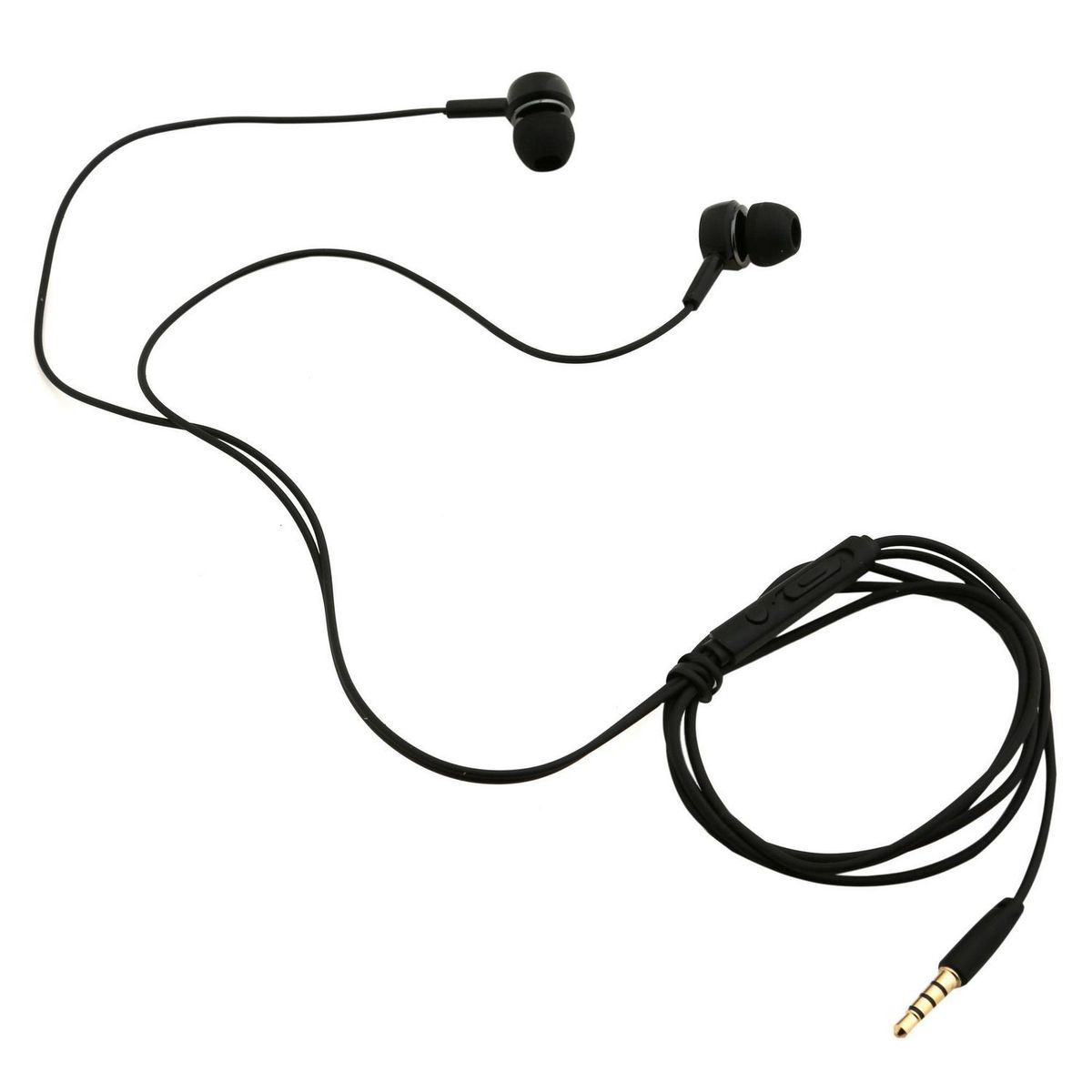 Audífonos USAMS EP-12 con Micrófono Negro, marca USAMS - Foto Principal