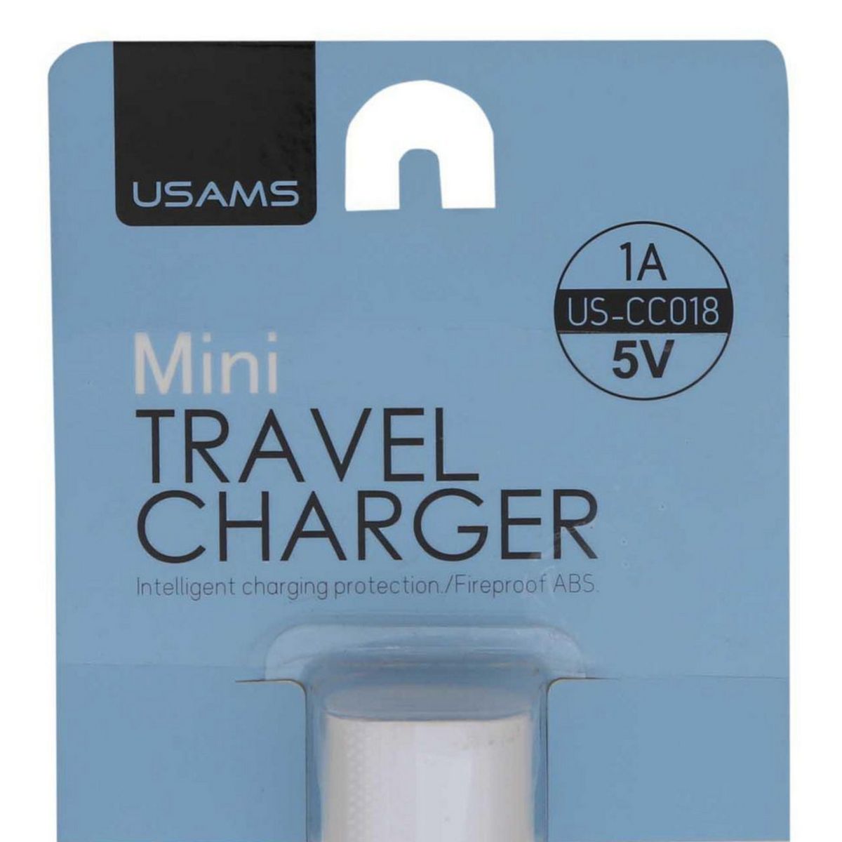 USAMS - Mini Cargador Pered 1 A Blanco