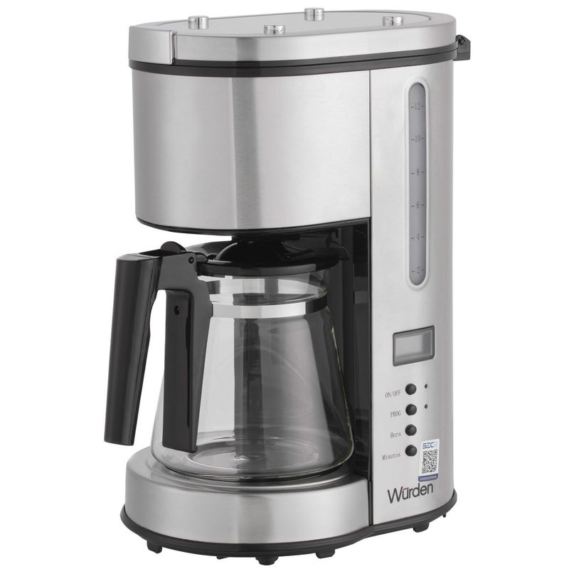 WURDEN - Cafetera eléctrica WCM1.5SS