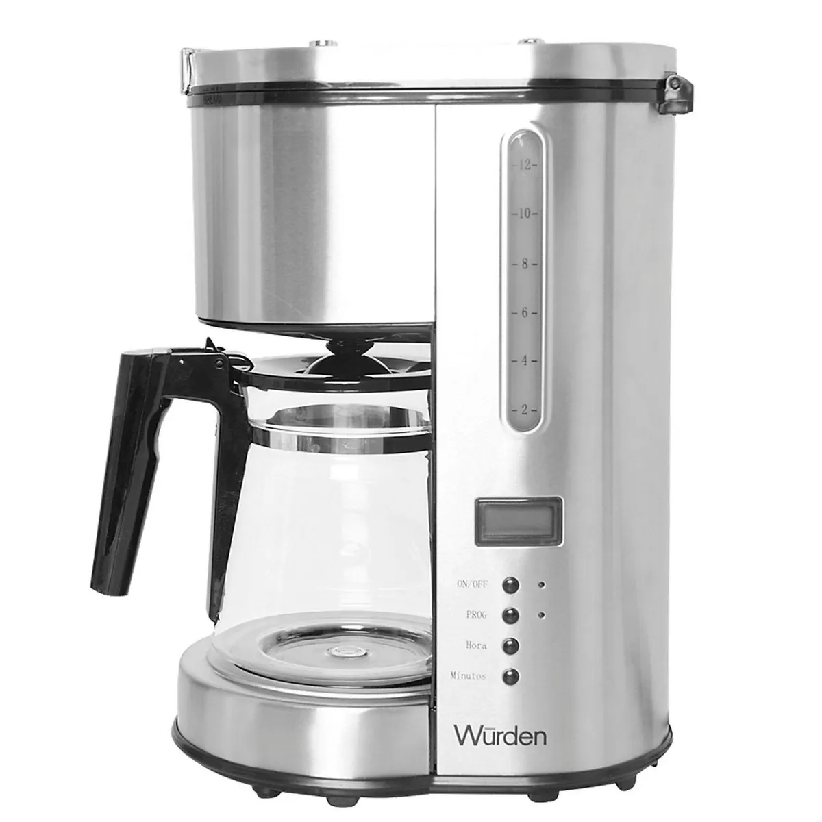 WURDEN - Cafetera Acero Inoxidable 1.5L