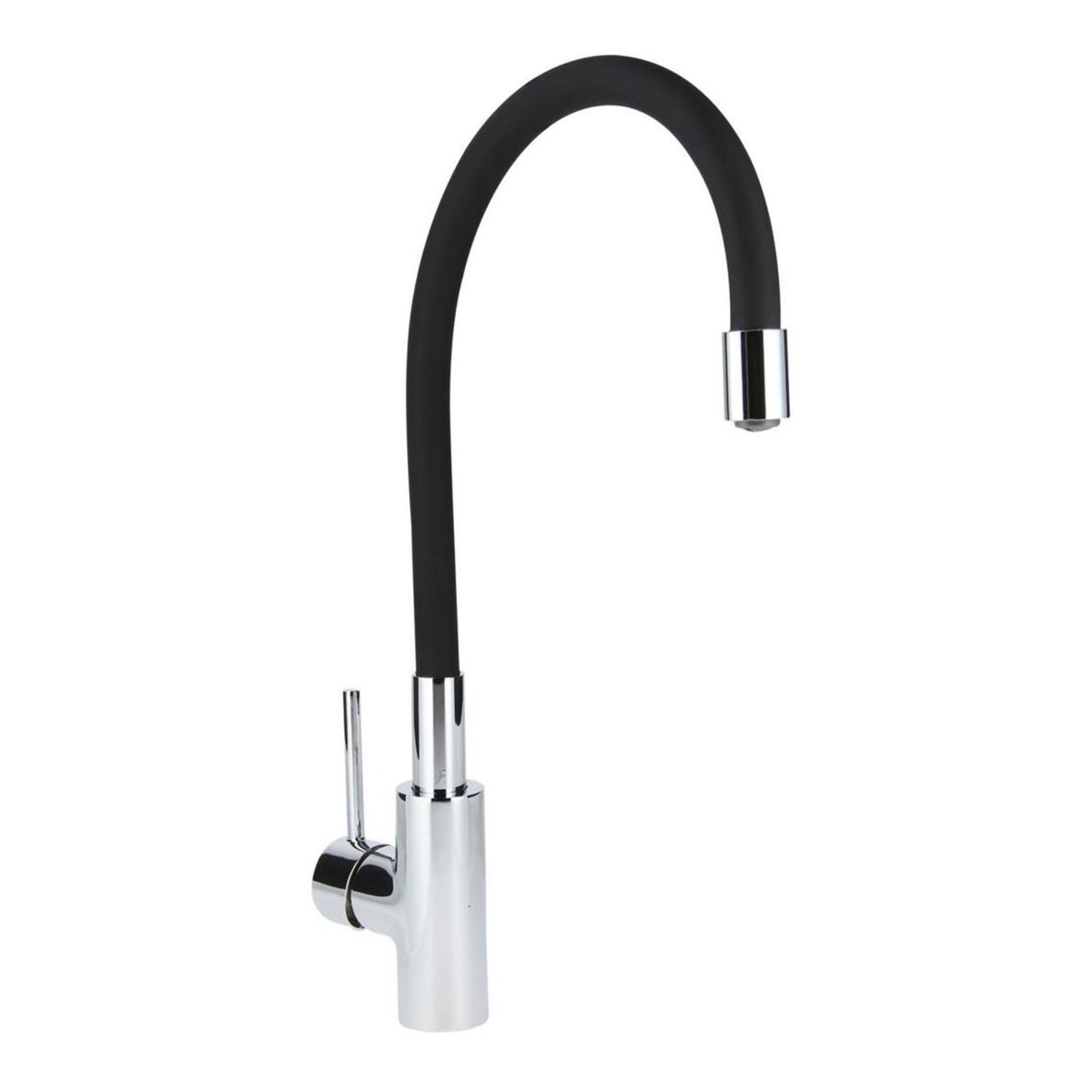 SENSI DACQUA - Grifería de Cocina Flexible Negro