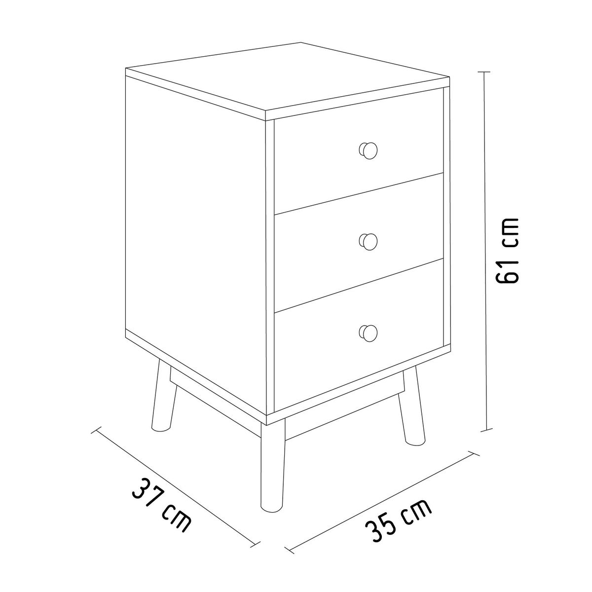 JUST HOME COLLECTION - Archivador Dexter