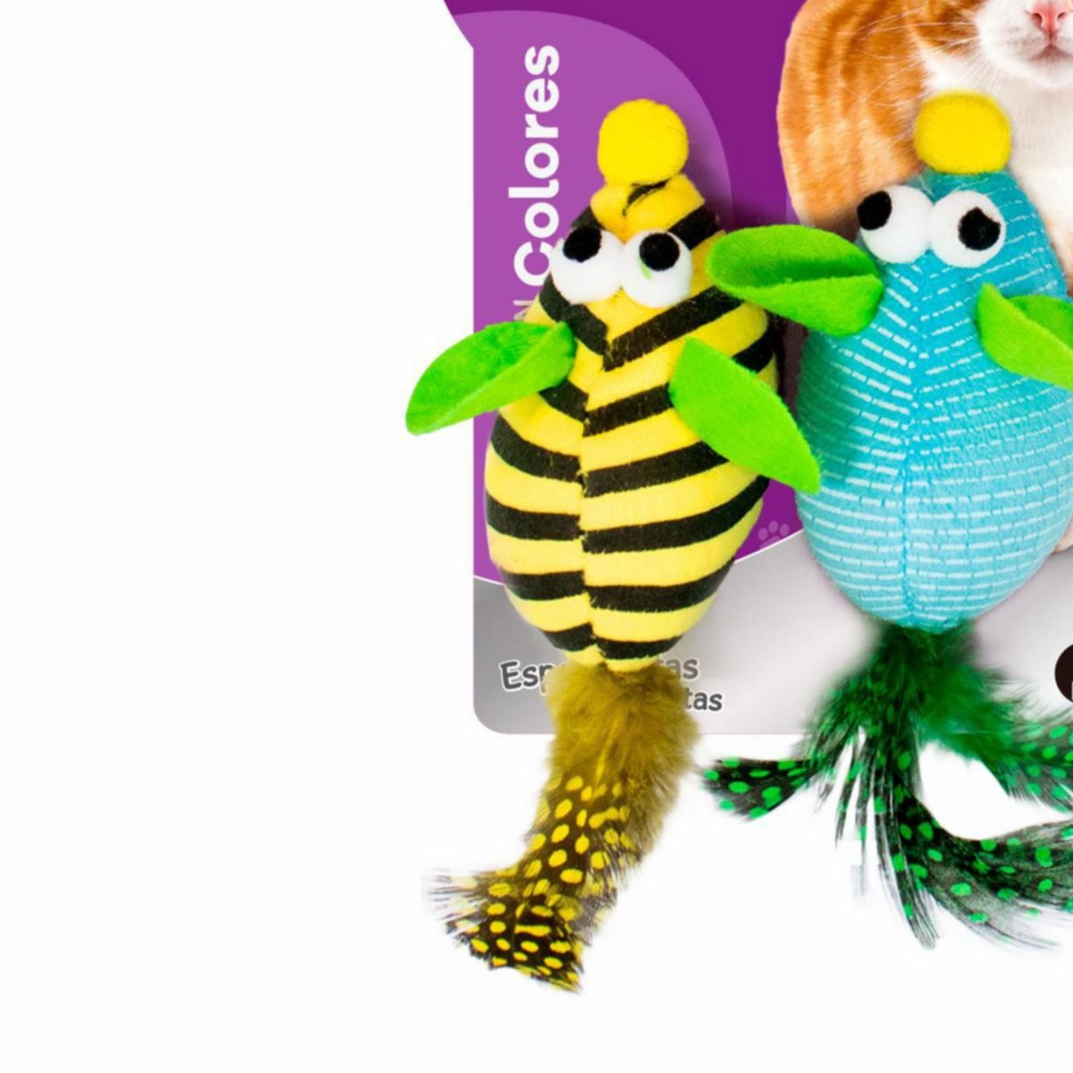 GENERICO - Ratón de Colores para Gatos