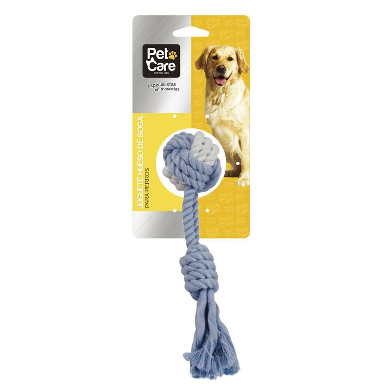 GENERICO - Juguete Soga para Perro Nylon Verde / Blanco 10x8x25cm