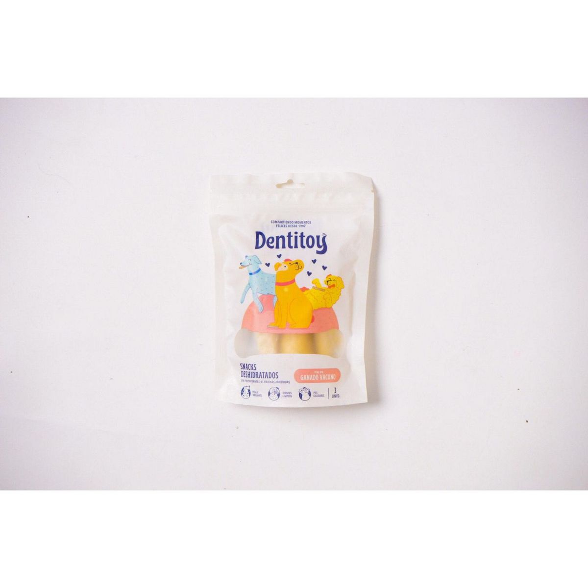 DENTITOY - Snacks Forma Piernitas 3 Unid