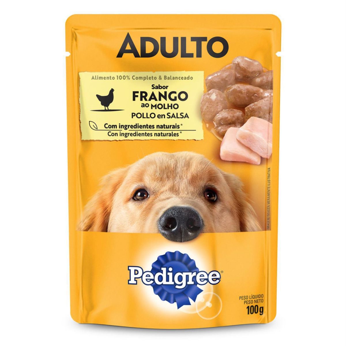 PEDIGREE - Pedigree Adultos Alimento para Perros 100 gr Pollo en Salsa