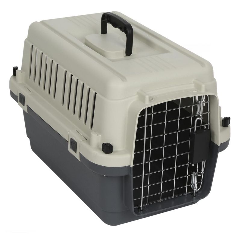 HOME TOOLS - Transportador para Perros Raza Mediana Gris 34x38x50cm