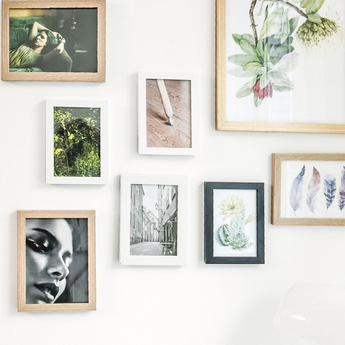 JUST HOME COLLECTION - Marco de Foto Básico Negro 10x15cm