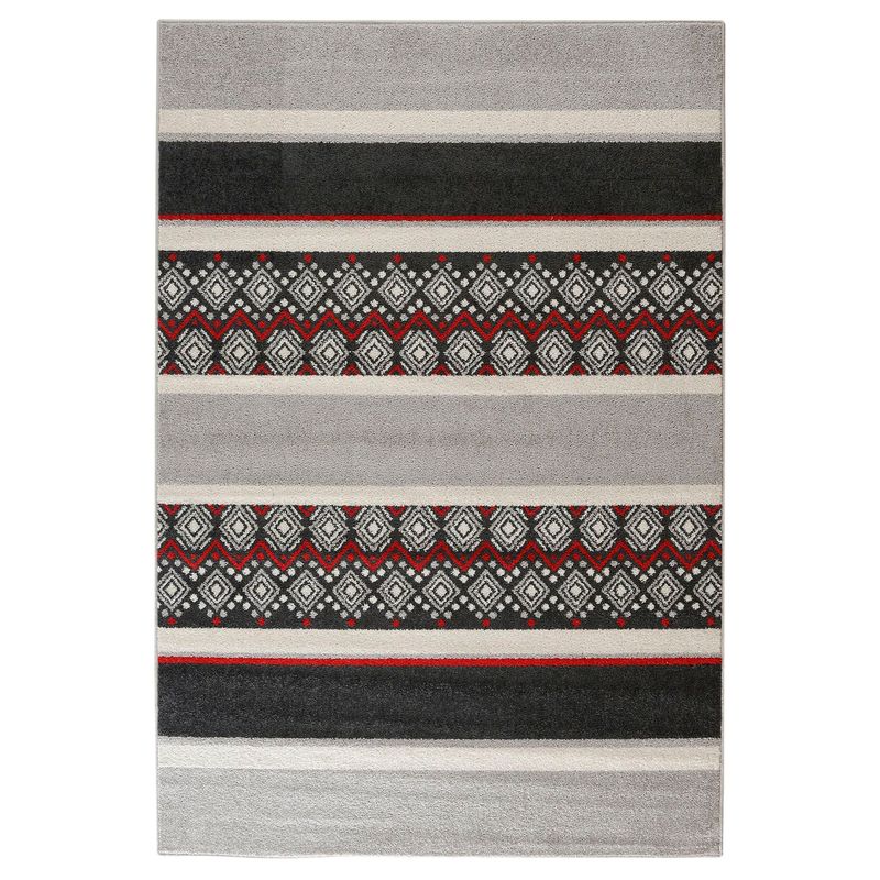 JUST HOME COLLECTION - Alfombra Rectangular Lotto Rayas