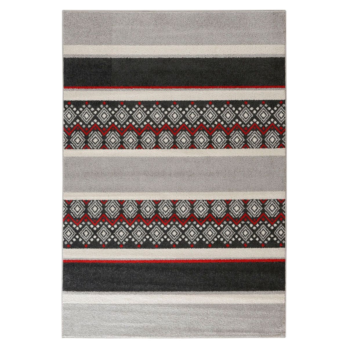 JUST HOME COLLECTION - Alfombra Rectangular Lotto Rayas