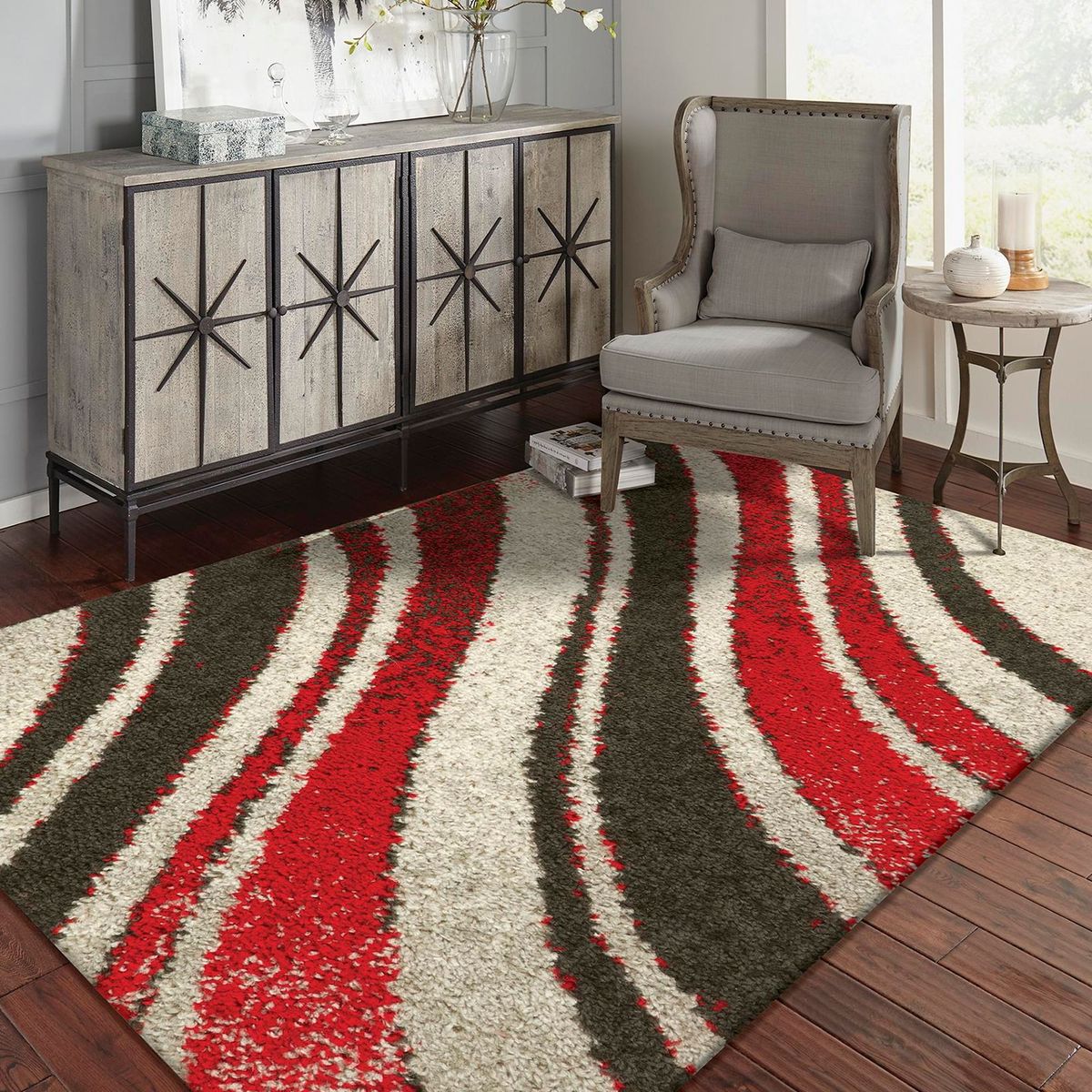 JUST HOME COLLECTION - Alfombra Rectangular Lotto Ondas
