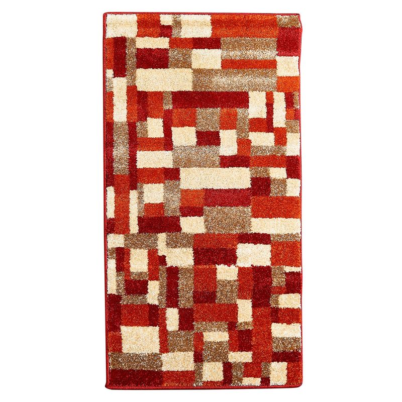 JUST HOME COLLECTION - Alfombra Rectangular Portland 67x120cm Naranja