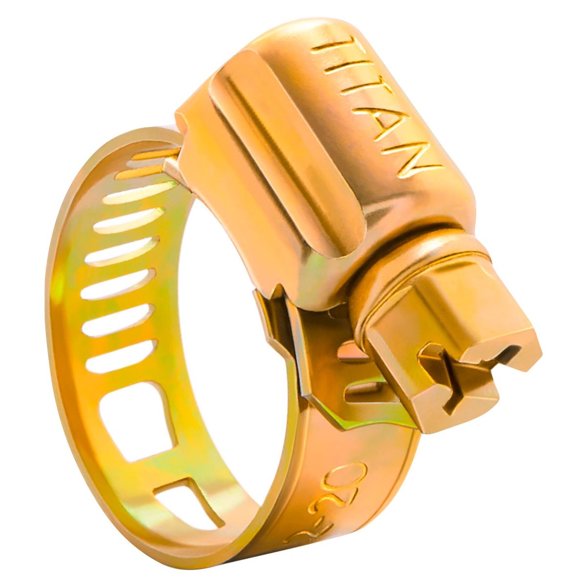 TITAN - Set 4 Abrazaderas 5/16" - 5/8"