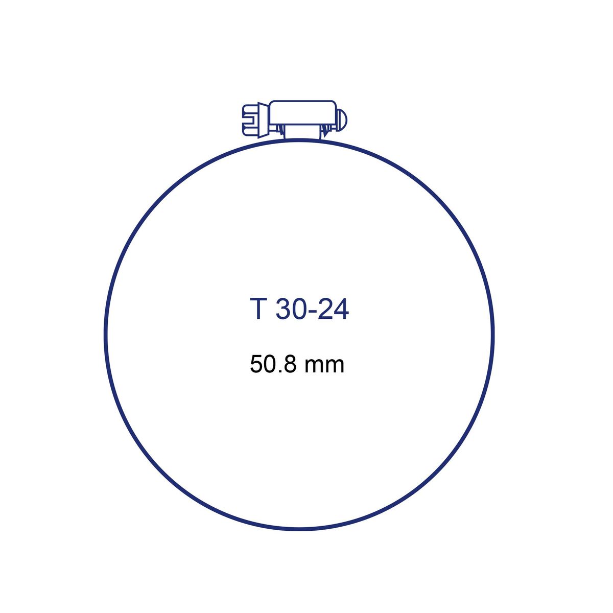 TITAN - Abrazadera 1 1/16" - 2"