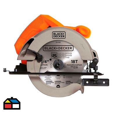 Sierra Circular  Black&Decker 7-1/4'' 1400W CS1004