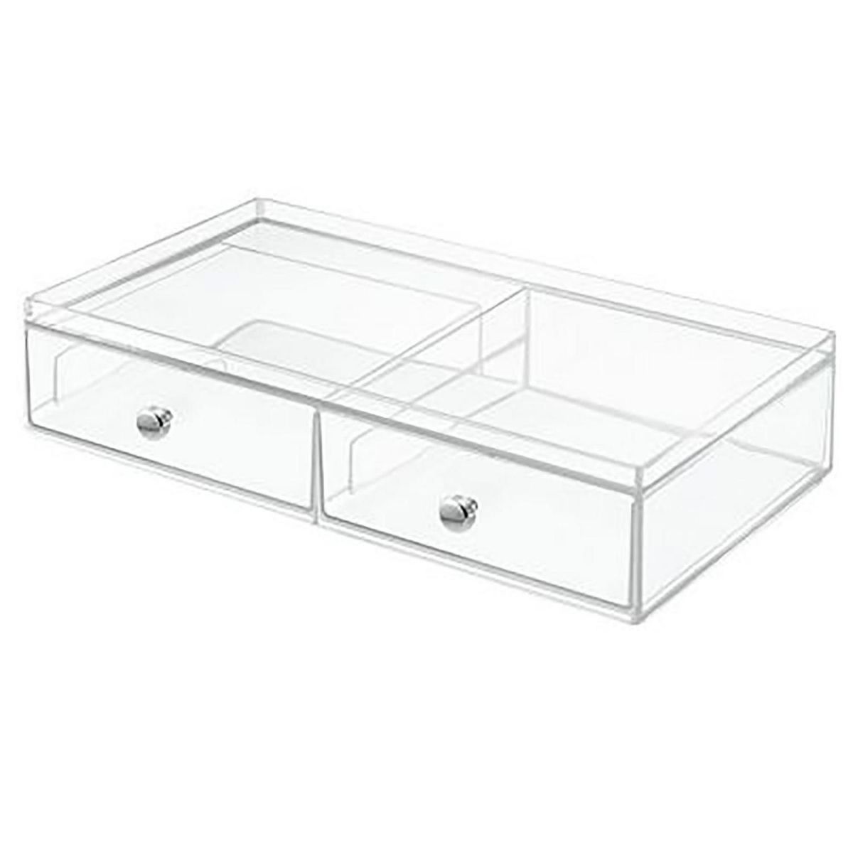 IDESIGN - Organizador Acrílico 2 Cajones 20x15x15cm