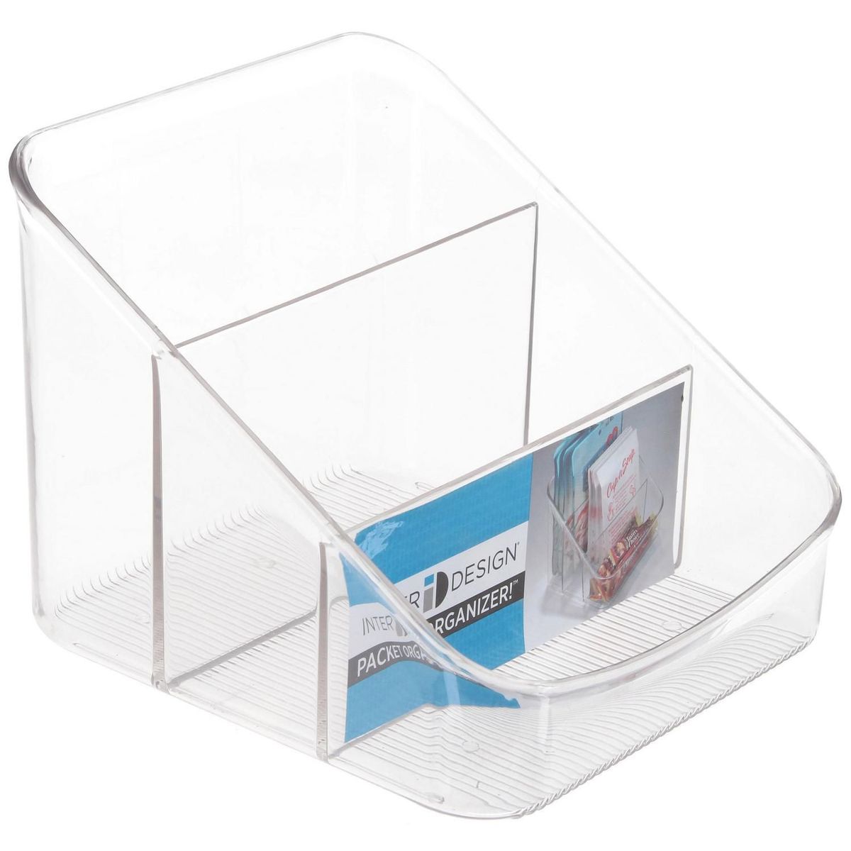 INTERDESIGN - Organizador Acrílico de Cocina Multiuso con Divisiones