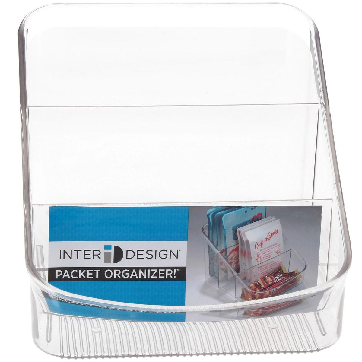 INTERDESIGN - Organizador Acrílico de Cocina Multiuso con Divisiones