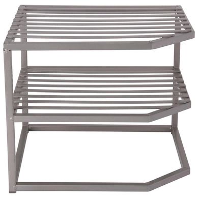 Repisa Organizador Esquinero de Cocina 3 Niveles Metal