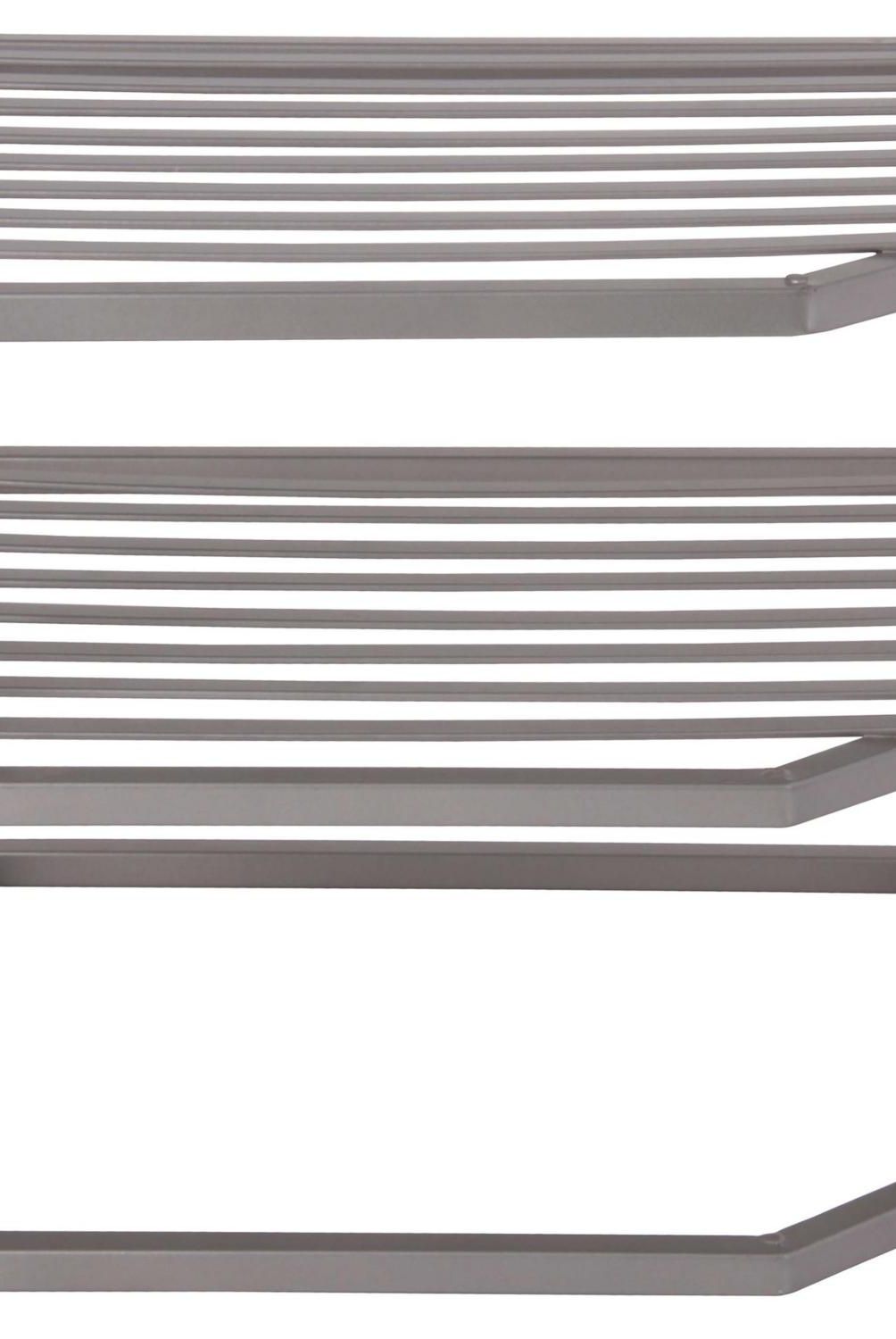 JUST HOME COLLECTION - Repisa Organizador Esquinero de Cocina 3 Niveles Metal