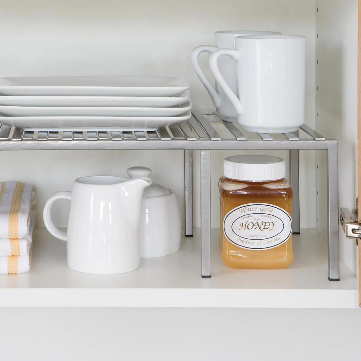 JUST HOME COLLECTION - Repisa Organizador de Cocina Expandible Metal