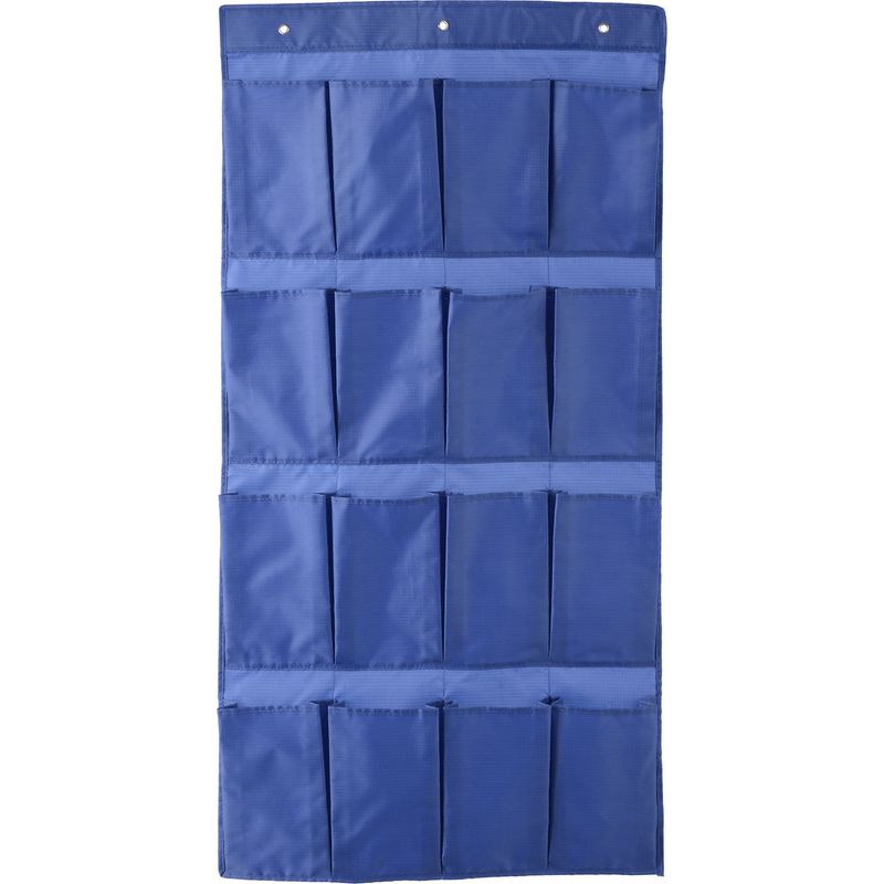 JUST HOME COLLECTION - Organizador de Tela 16 bolsillos Azul