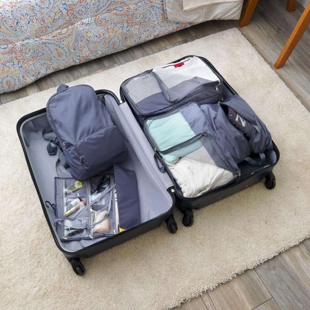 JUST HOME COLLECTION - Neceser Gris 22x8x15cm