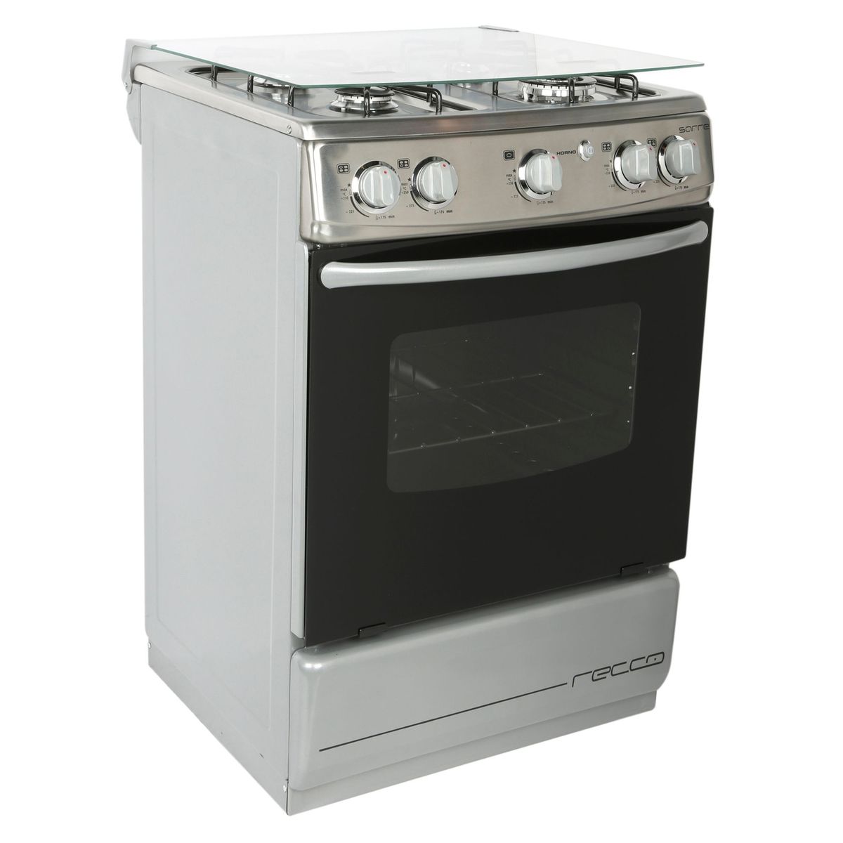 RECCO - Cocina Recco a Gas 4 Hornillas Sarre Silver