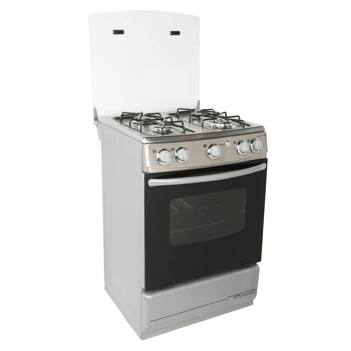 RECCO - Cocina Recco a Gas 4 Hornillas Sarre Silver