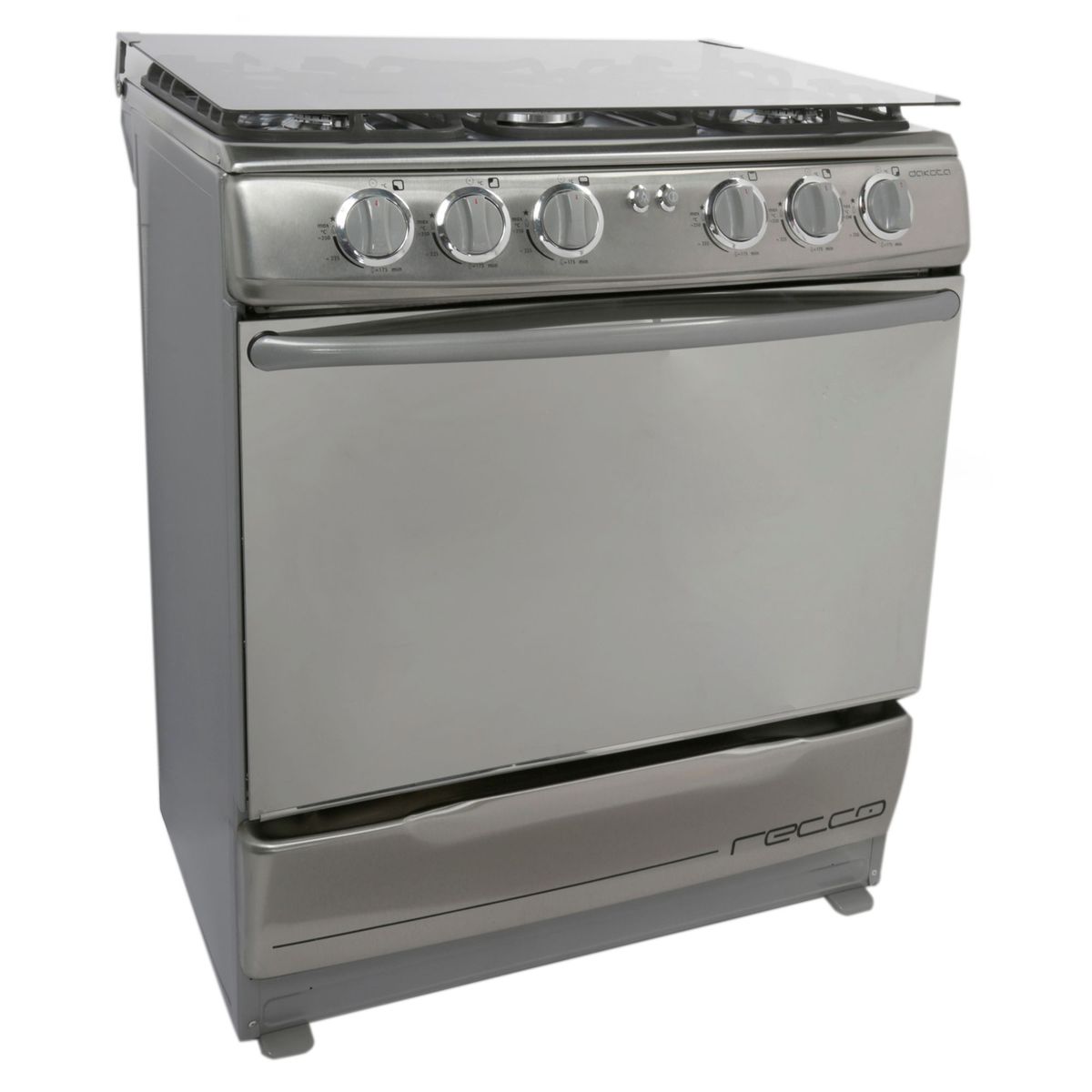 RECCO - Cocina Recco a Gas 5 Hornillas Dakota Inox
