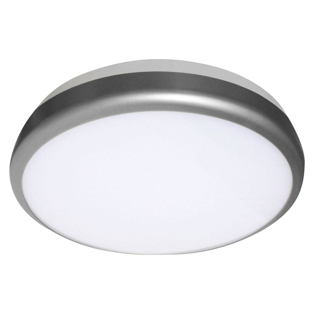 LIGHTECH - Plafon LED Aro 30W 30cm IP65 Silver Luz Cálida