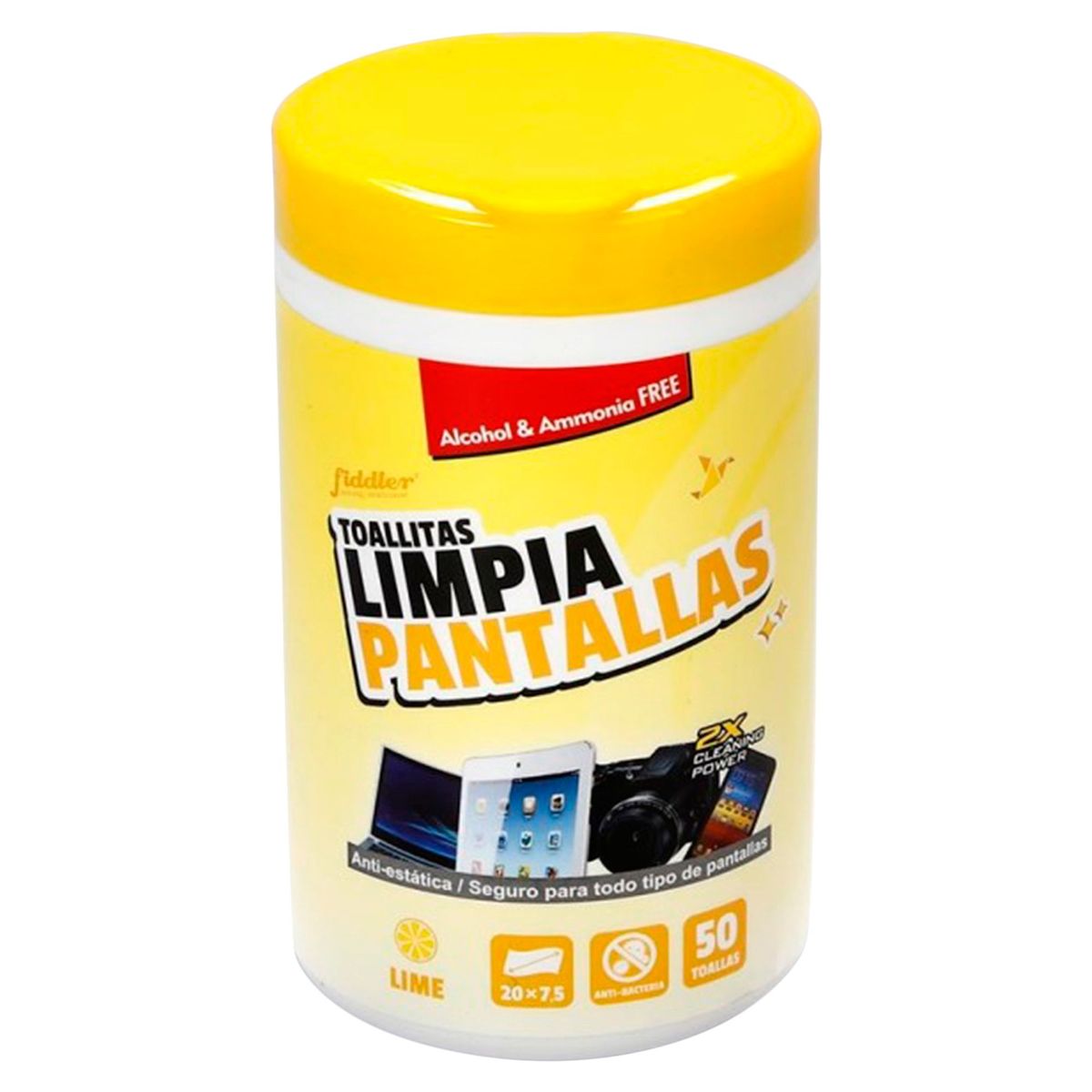 FIDDLER - Toalla Limpiadora de pantalla x 50 unidades