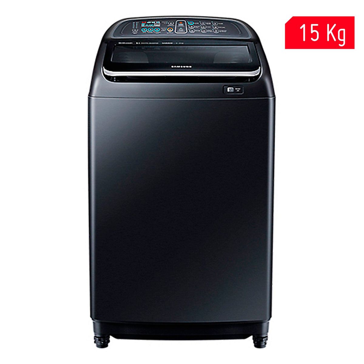 SAMSUNG - Lavadora Samsung 15 Kg WA15J5750LV Negro